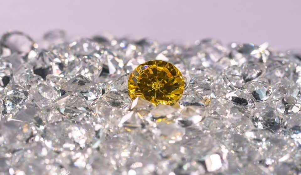 rare yellow diamonds